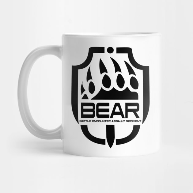 Escape From Tarkov BEAR black little logo by Random_Design